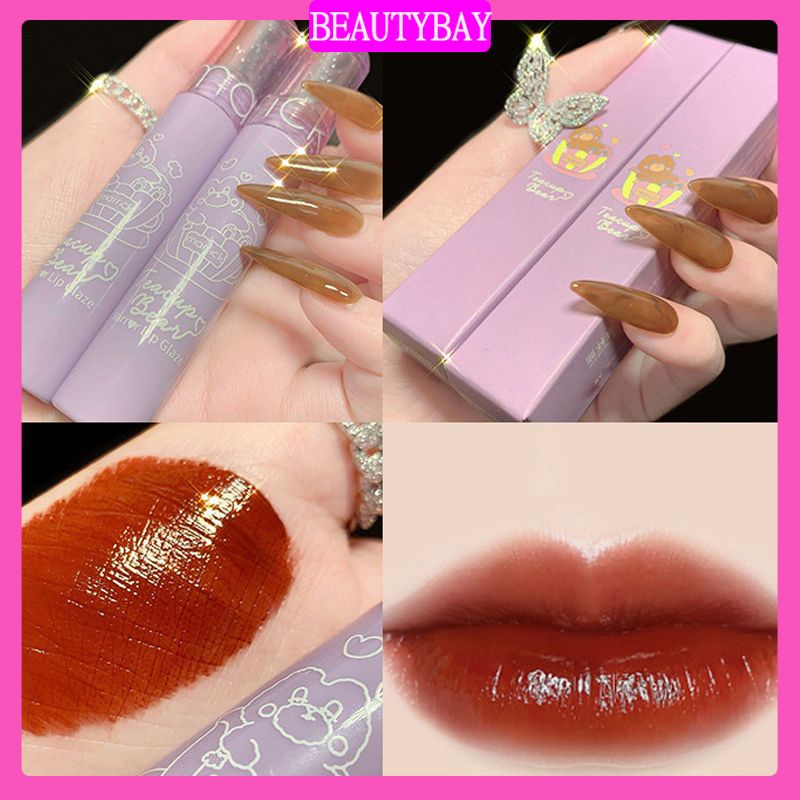 (Hàng Mới Về) Son Bóng Dưỡng Ẩm Lâu Trôi Cao Cấp