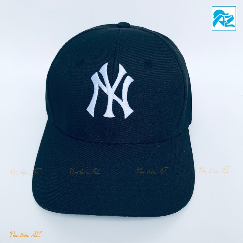 Nón kết thêu logo New York NY màu đen - Mũ Lưỡi Trai AZ MT138