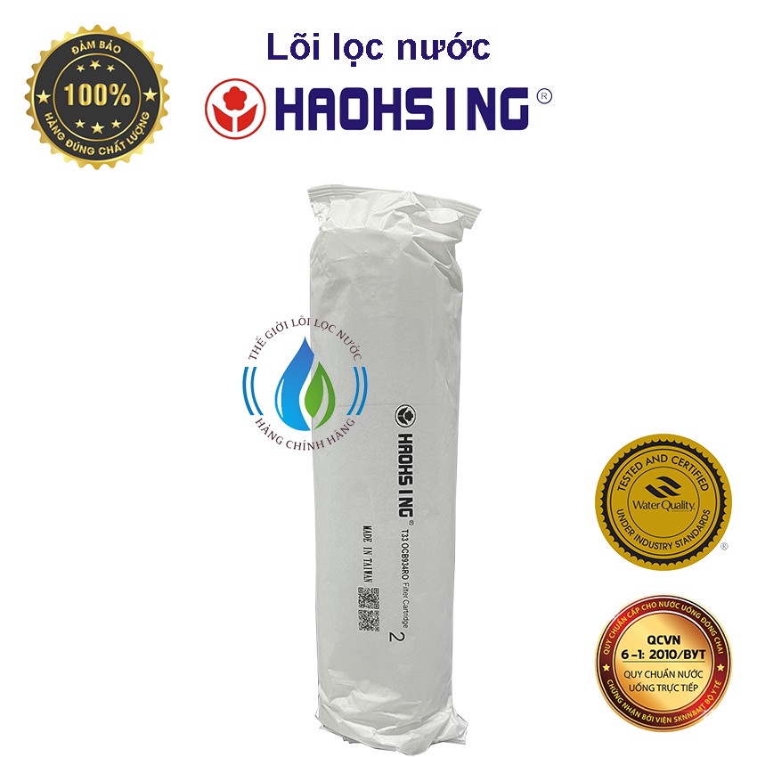 Bộ 3 lõi lọc nước 1/ 2/ 3 chính hãng chuyên dùng cho máy lọc nước Haoshing