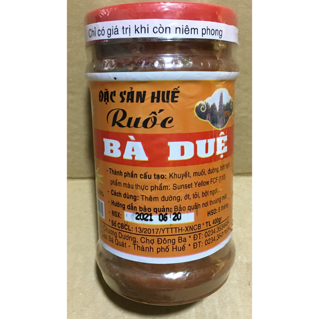 Mắm ruốc Bà Duệ thơm ngon, đặc sản Huế hũ 400g | BigBuy360 - bigbuy360.vn