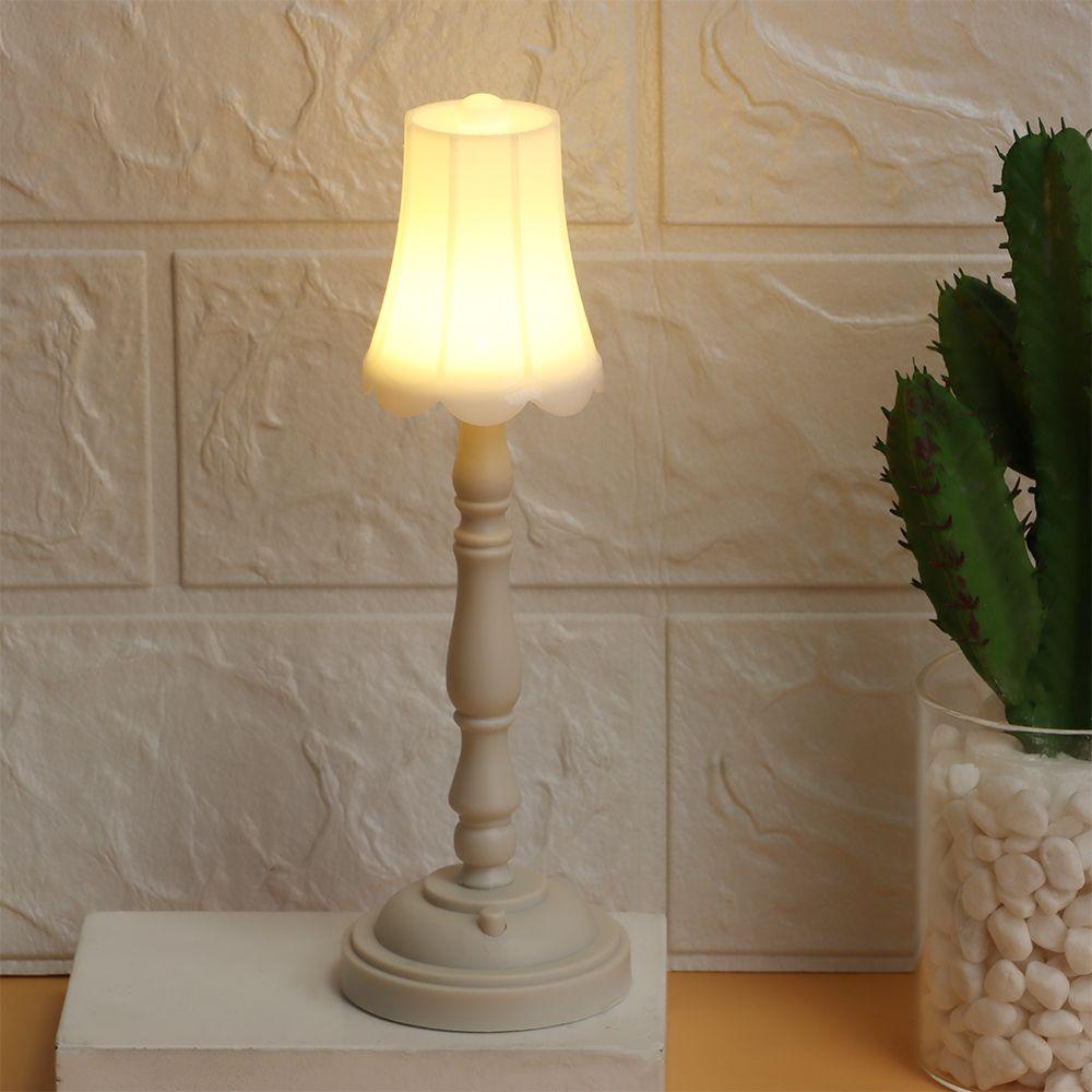 1 / 1 Cặp Đèn Sàn Mini Cho Nhà Búp Bê