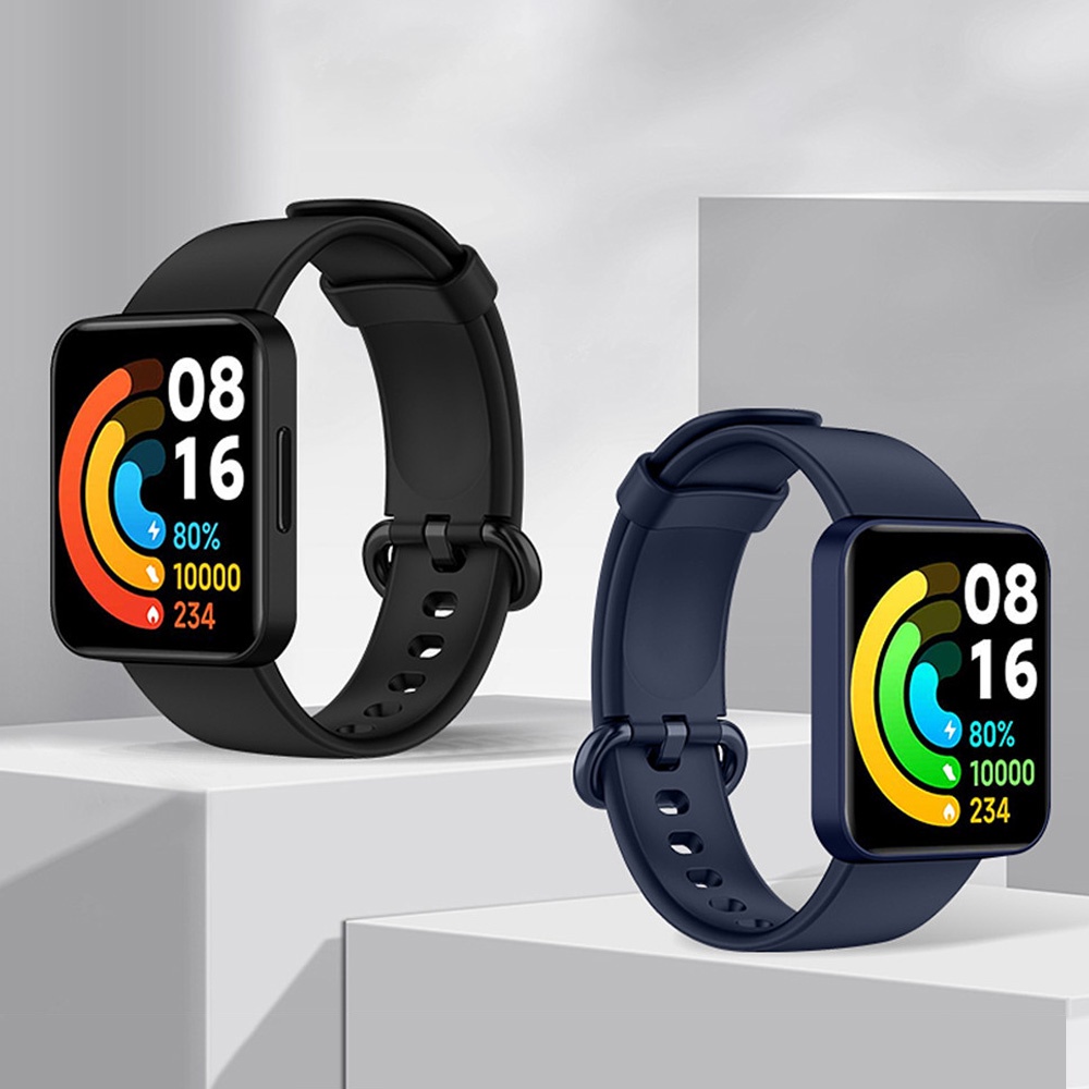 Dây Đeo Silicon Thay Thế Cho Đồng Hồ Thông Minh Xiaomi Redmi Watch 2 Lite / Poco Watch