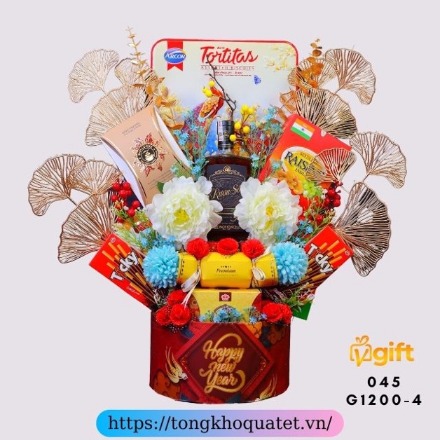 Giỏ Quà Tết 2022 Mẫu Giỏ 1050 - 1200 ( 8 Giỏ Quà Tết ) | BigBuy360 - bigbuy360.vn