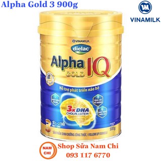 Sữa Bột Vinamilk Dielac Alpha Gold 3 (1-2 Tuổi) 900g