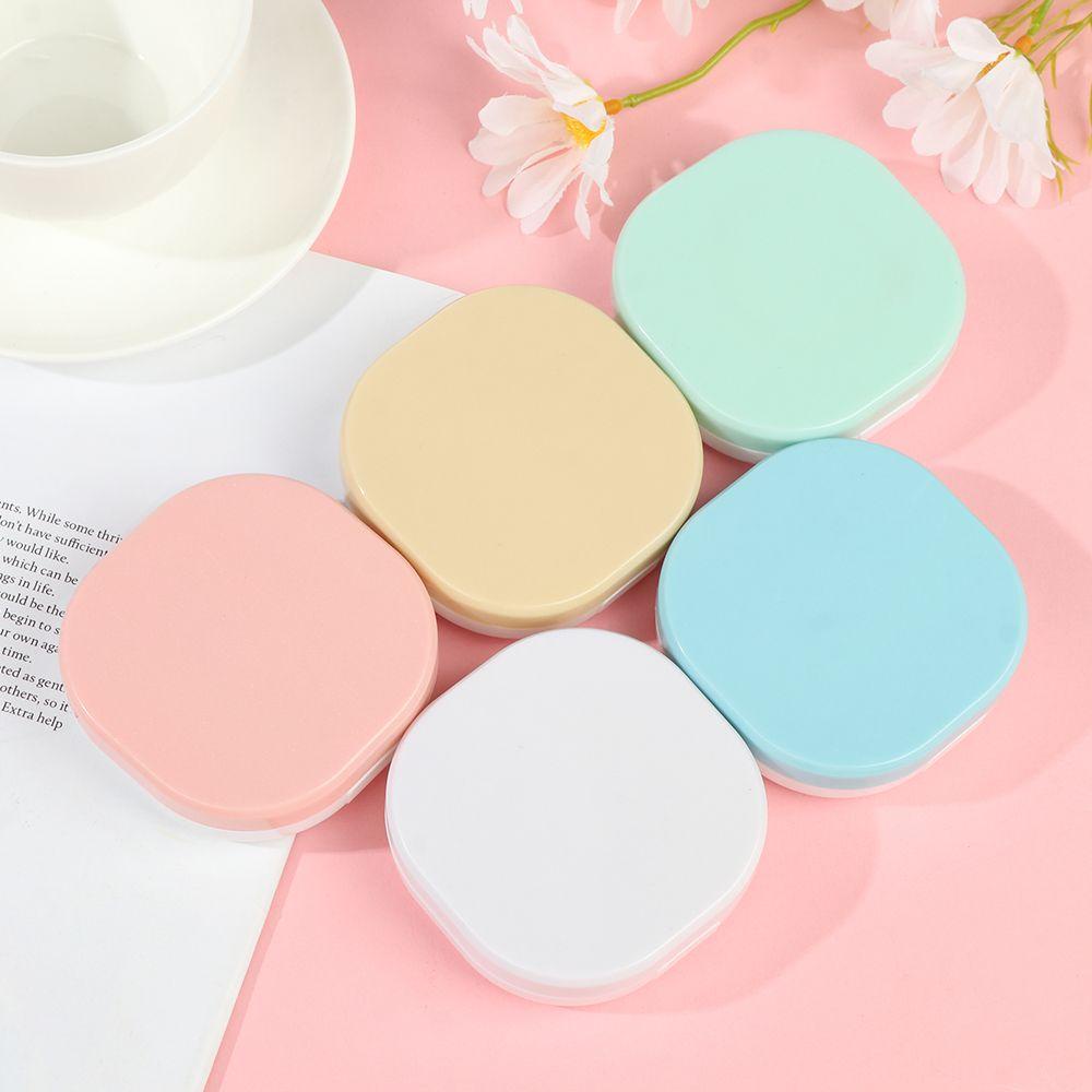 Hộp Đựng Kính Áp Tròng Mini Tráng Gương Phản Quang Ốp