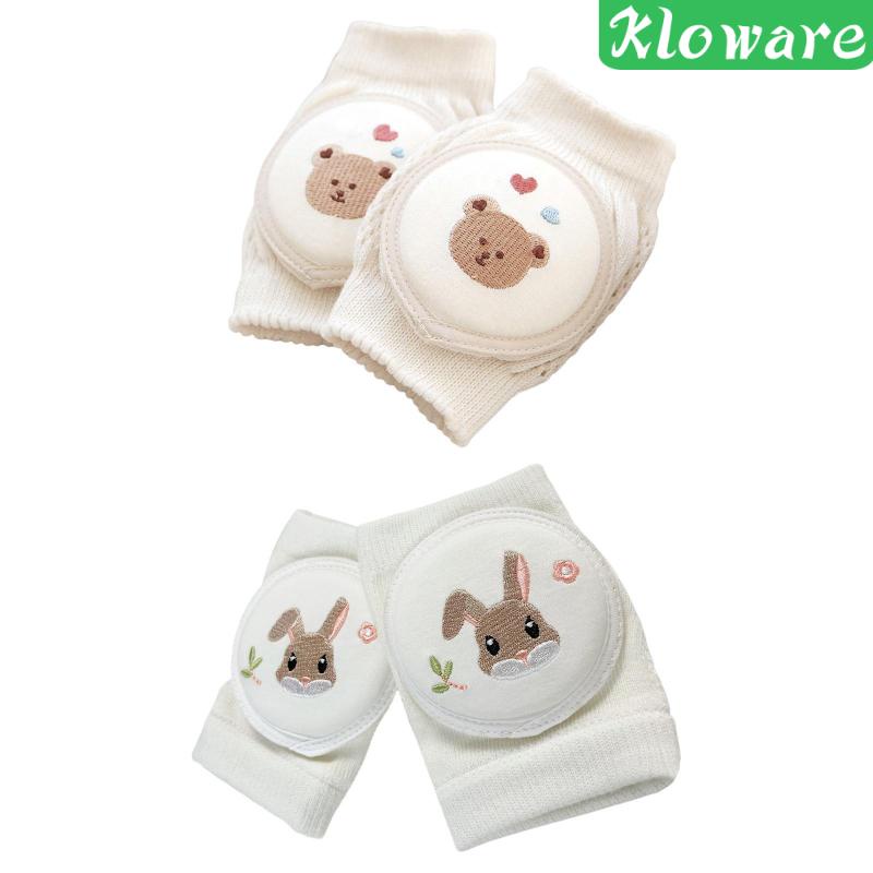 Miếng Đệm Bảo Vệ Đầu Gối Bằng Cotton Mỏng Chống Trượt Cho Bé Sơ Sinh