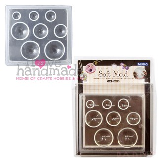 Khuôn resin làm Trang sức hình bán cầu - Padico Hemisphere Mold