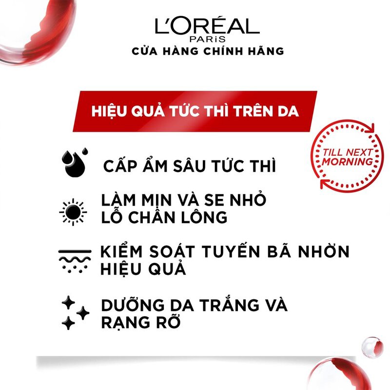 Mặt Nạ L'Oreal Dưỡng Da Pha Lê Trắng Sáng Revitalift Crystal Micro-Essence Treatment Mask 1 Miếng