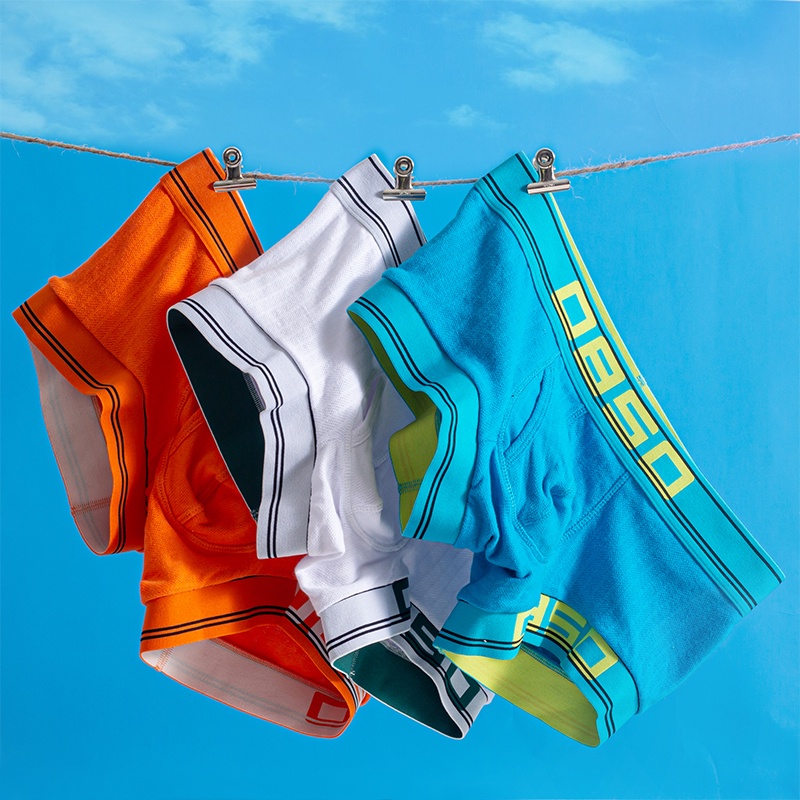 Mới Quần Lót Boxer Cotton Thoáng Khí Gợi Cảm Cho Nam BS3136