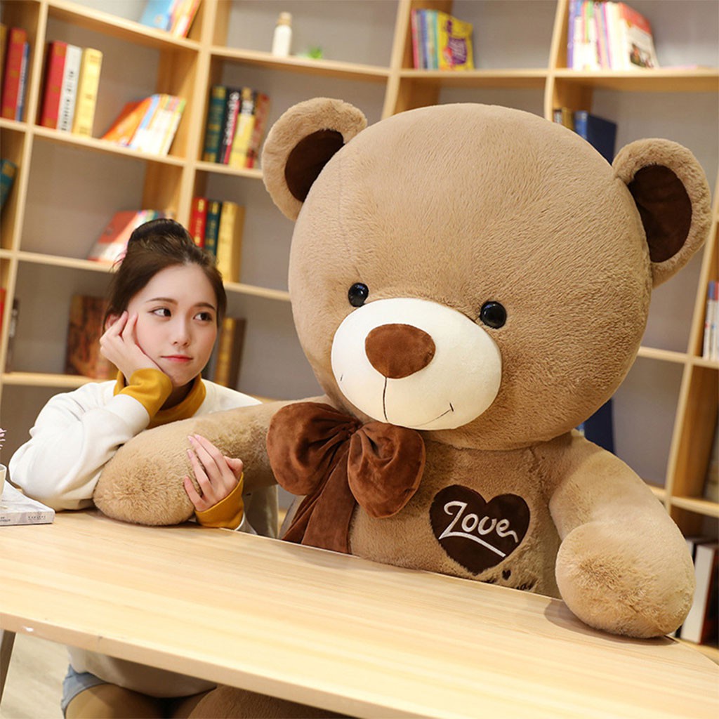 Gấu bông teddy siêu to cỡ lớn siêu đẹp siêu cute, thú nhồi bông sang trọng, Đồ chơi thú bông