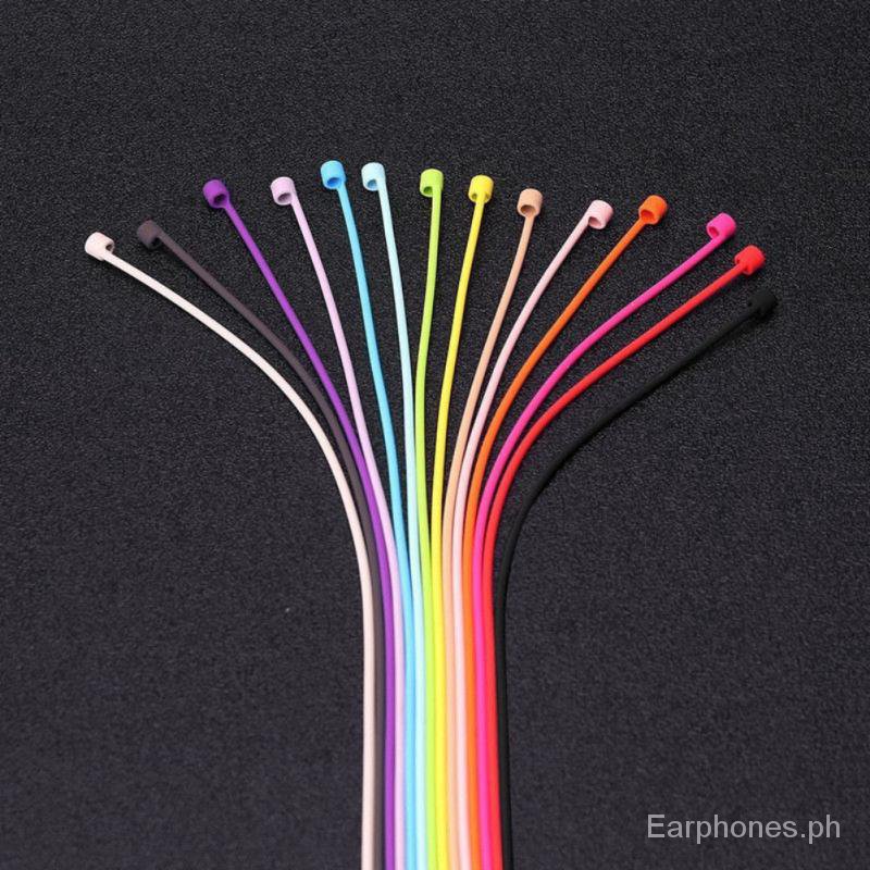 Vỏ Bảo Vệ Hộp Đựng Tai Nghe Airpods Bằng Silicon Chống Thất Lạc Có Dây Đeo Tiện Dụng