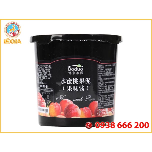 Mứt BODUO Đào 1.3KG (PEACH PUREE JAM)