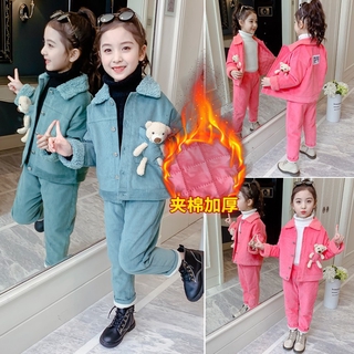 Bộ thun dài tay cổ tròn + quần dài cá tính cho bé