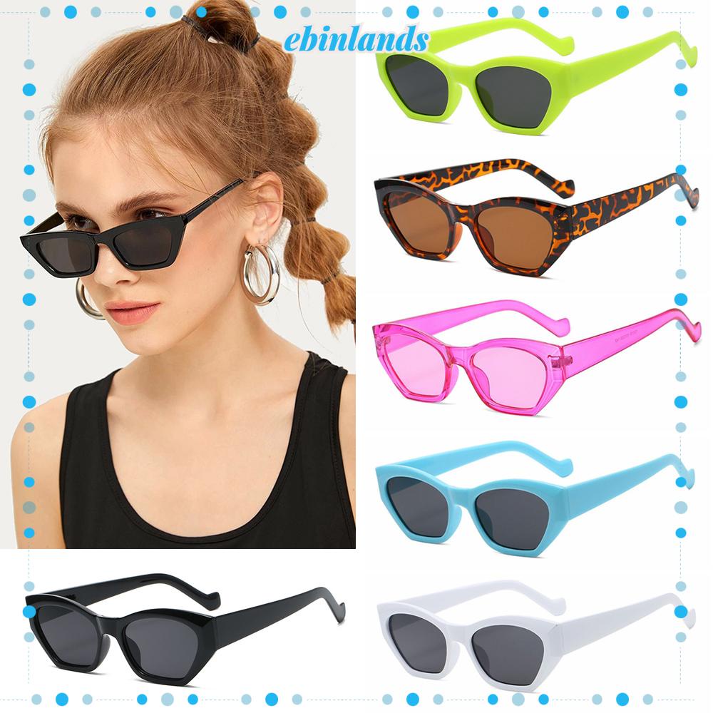Kính Mát Gọng Vuông Nhỏ Chống Tia UV 400 90s Phong Cách Cổ Điển Thời Trang Cho Nữ