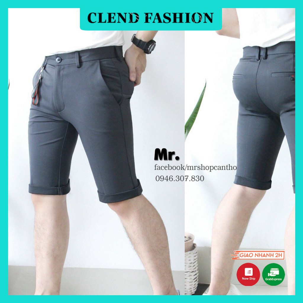 Quần Short , Quần Sọt Jean Nam Clend Fashion Chất Liệu Demin Co giãn Thoáng Mát Thời Trang Cao Cấp KV35