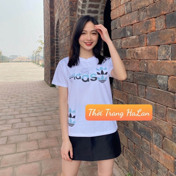 Áo thun adidas xuất dư phông cotton sang xịn mịn cao cấp