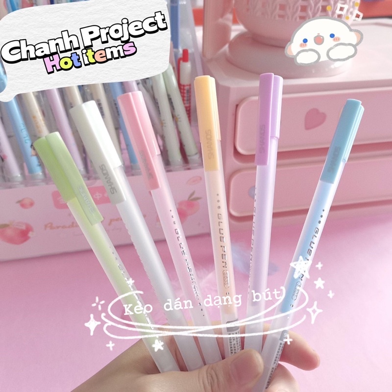 Keo dán dạng bút - hồ dán tiện lợi - Chanh Project