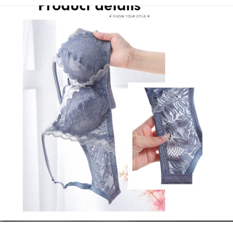 Áo ngực ren không gọng Hoàng Oanh Underwear áo ngực định hình cao cấp mã t110