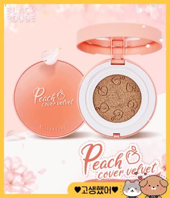 Phấn Nước BLACK ROUGE Hàn Quốc 🍑 Phấn Nước Trái Đào Mềm Mịn ❤️ | BigBuy360 - bigbuy360.vn