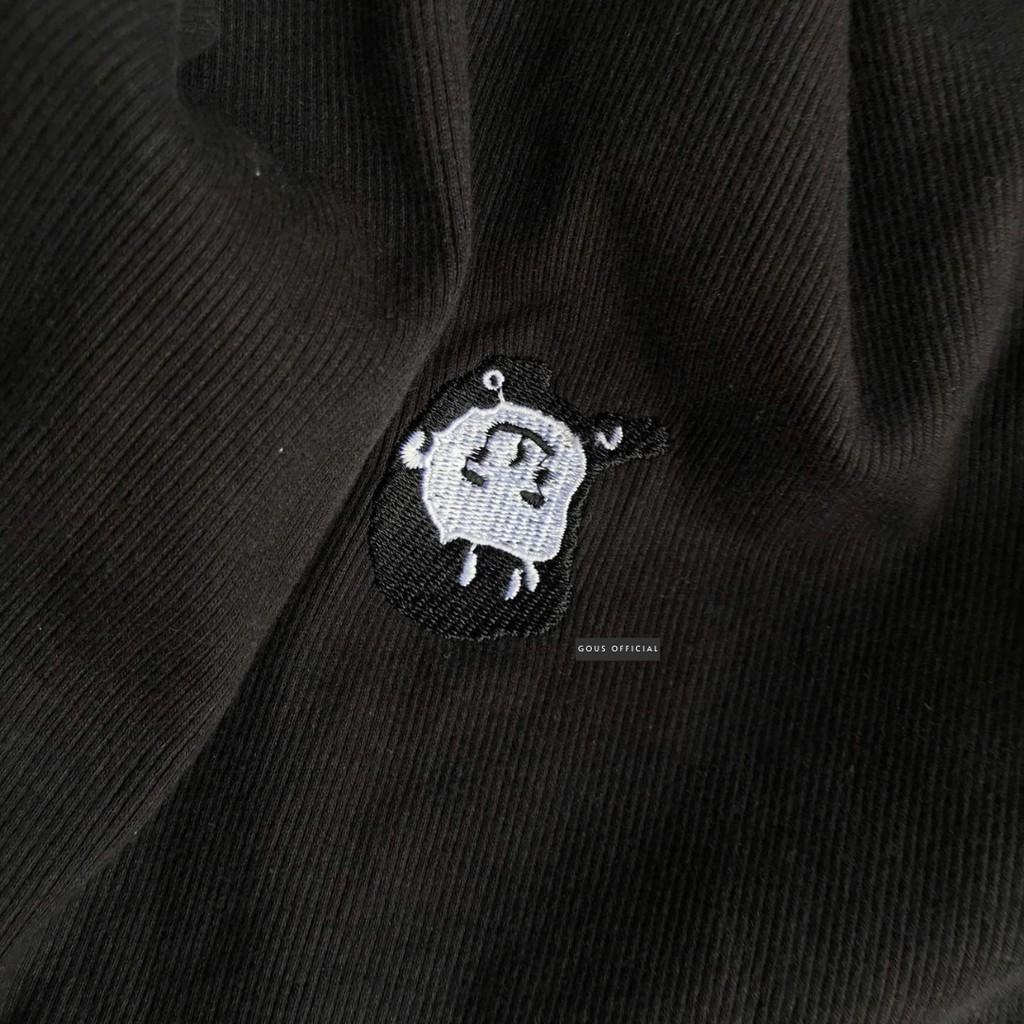 Áo Sweater Vải Sọc Gân Dày GOUS OFFICIAL Form Rộng Cổ Lọ NANASS Fhêu Hình Cô Gái Đáng Yêu Phong cách Dễ Thương- 1763 | BigBuy360 - bigbuy360.vn