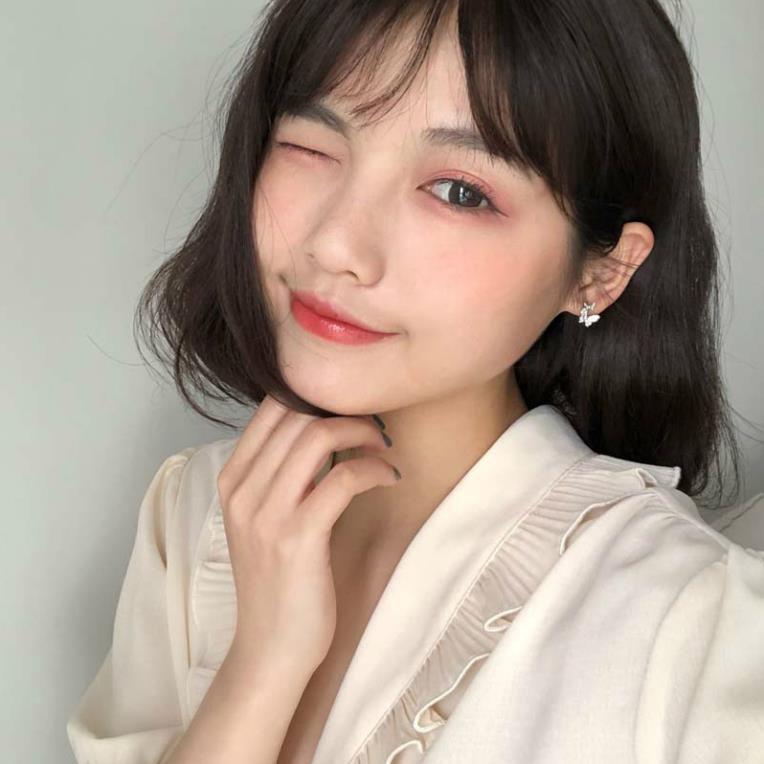 Bông tai bạc 925 Hình Bướm Đính Đá Thanh Lịch - BẠC NGỌC TÂN - TRANG SỨC BẠC ĐẸP , giá rẻ
