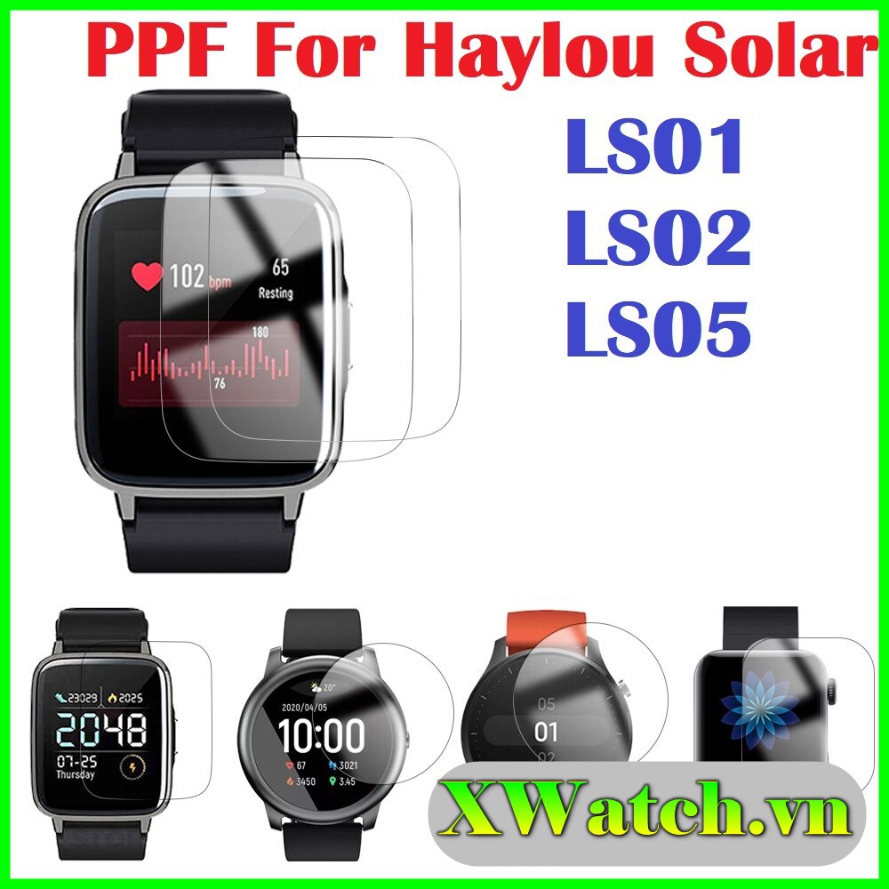 Miếng dán màn hình PPF chống xước Haylou Ls01 / Haylou Solar Ls05 / Ls02