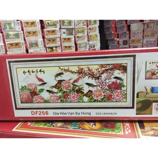 Tranh đính đá gia hòa vạn sự hưng df256 180*68