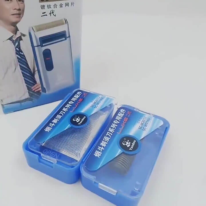 Bộ lưỡi thay thế máy cạo râu khô Yandou, lưỡi dao cạo rau cầm tay đầy đủ cho máy