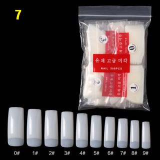 Bịch 500 móng úp đủ cỡ từ 0 - 9