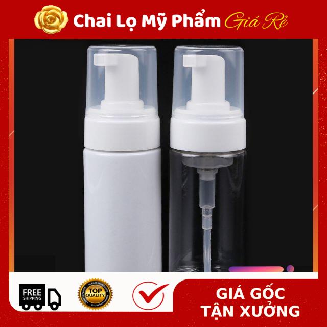 Chai Chiết Mĩ Phẩm ❤ RẺ VÔ ĐỊCH ❤ Chai tạo bọt rỗng 50ml,100ml,150ml chiết mỹ phẩm , phụ kiện du lịch