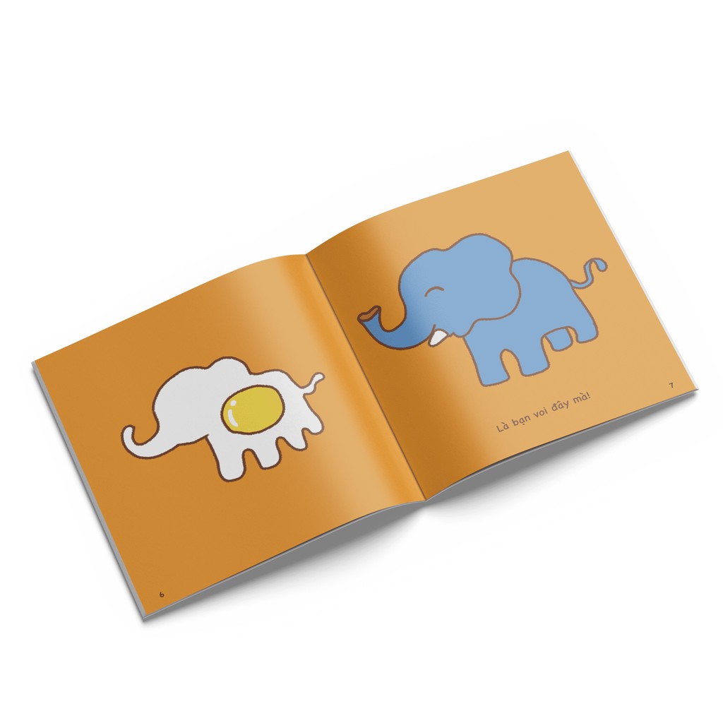 Sách Ehon Nhật Bản - Combo 3 cuốn Thật bất ngờ - Dành cho trẻ từ 0 - 2 tuổi - 3 cuốn lẻ tùy chọn