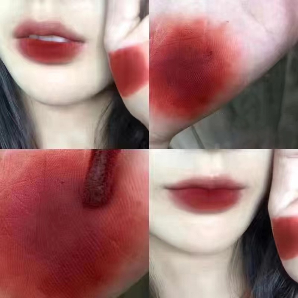Son lì MISS ROSE mềm mịn chống nước vỏ đỏ mờ