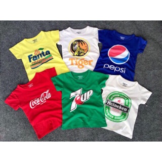 ÁO LOGO NƯỚC NGỌT CHO BÉ TRAI/GÁI