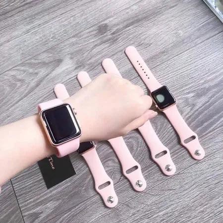 Đồng hồ thông minh giao diện thời trang - Apple Watch dây đeo cao su