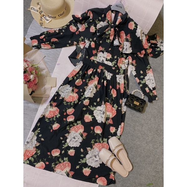 VÁY HOA NHÍ VINTAGE-SIÊU DỄ THƯƠNG, VẢI MỀM MỊN