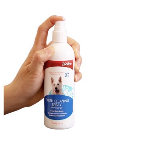 Chai Xịt Thơm Miệng Chó , Mèo Bioline ( 175ml )