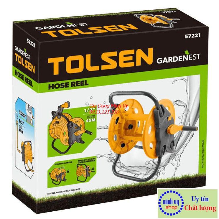 ஐ Rulô Cuộn Ống Nước Tolsen 57221 (1/2' x 45m) - Không kèm Dây