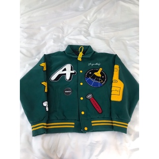 ⚡️[HUMAN STUDIO] ÁO KHOÁC BÓNG CHÀY AFGK  - AFGK ROCKET COLLAGE JACKET