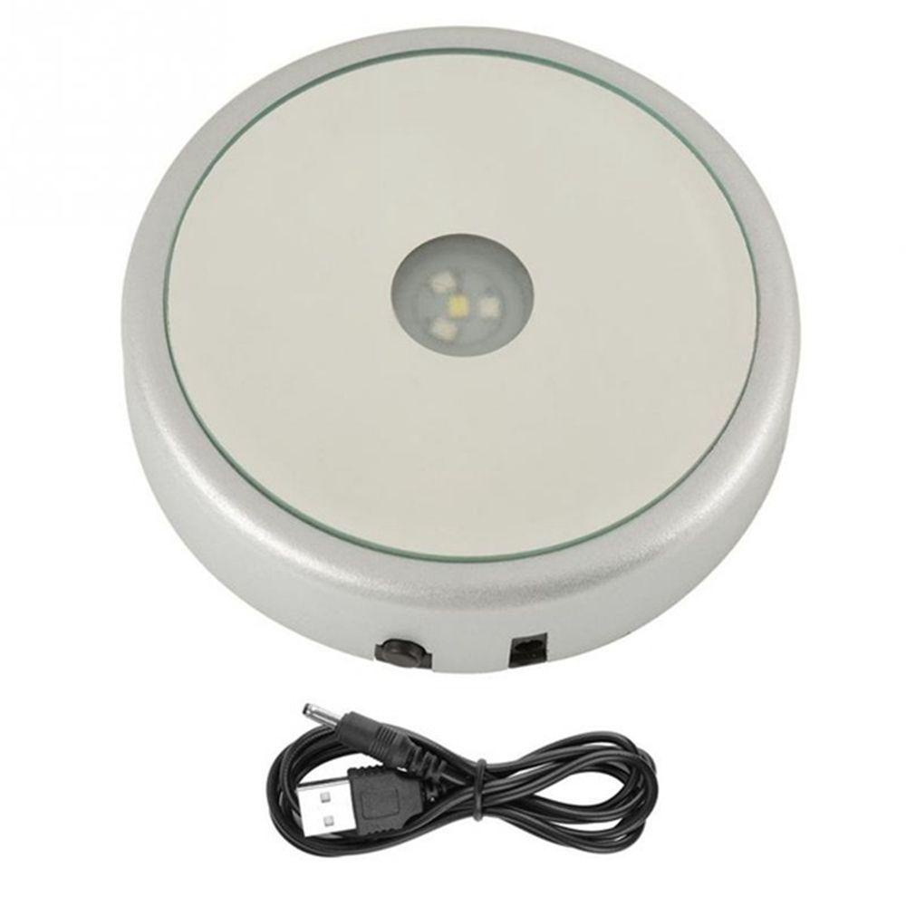 Đế Đèn LED Trưng Bày Bằng Thủy Tinh Dùng Pin Giá Đỡ