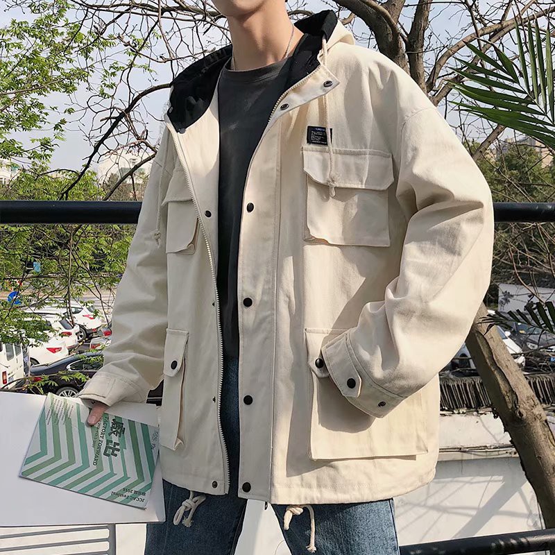 Áo Khoác Hoodie Kiểu Hồng Kông Thiết Kế Trẻ Trung Cho Các Cặp Đôi Cỡ M-2Xl | BigBuy360 - bigbuy360.vn