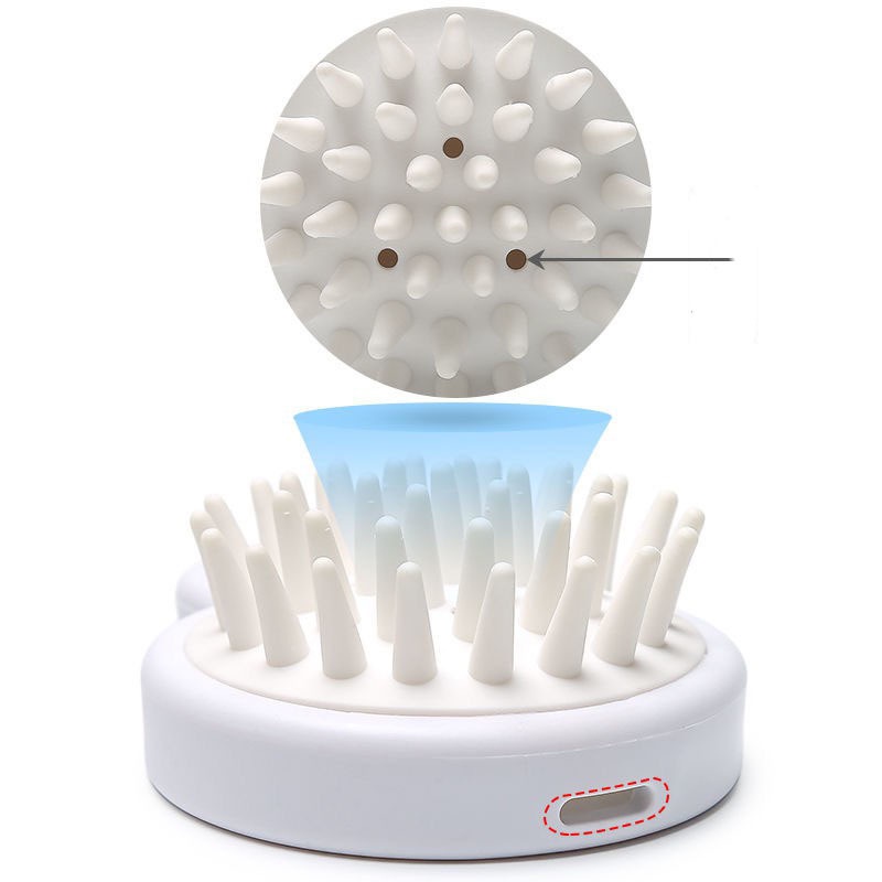 Lược Silicone Mát Xa Tẩy Tế Bào Chết Cho Nam Nữ