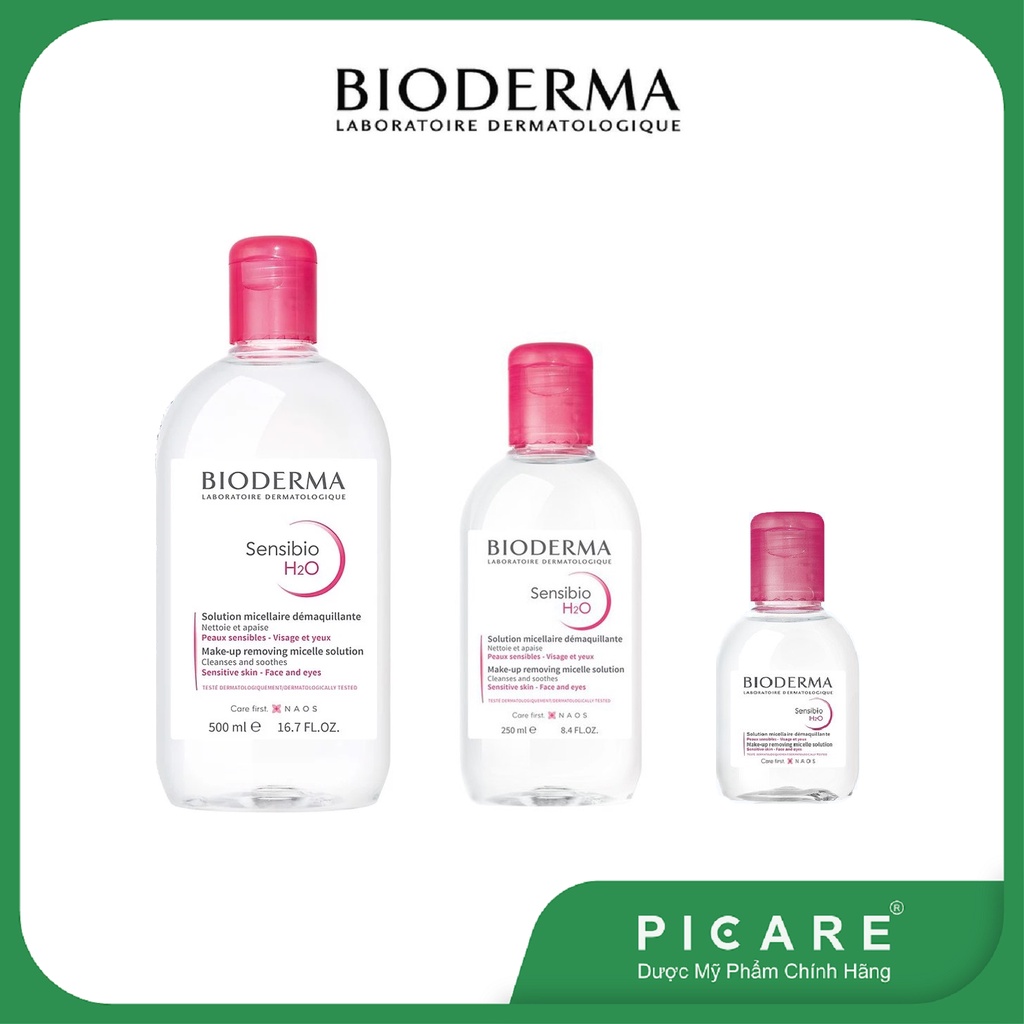 Nước tẩy trang Bioderma dành cho da nhạy cảm Sensibio H20