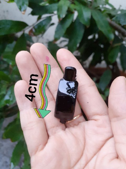 Kẹp mỏ vịt nhựa màu đen 4cm