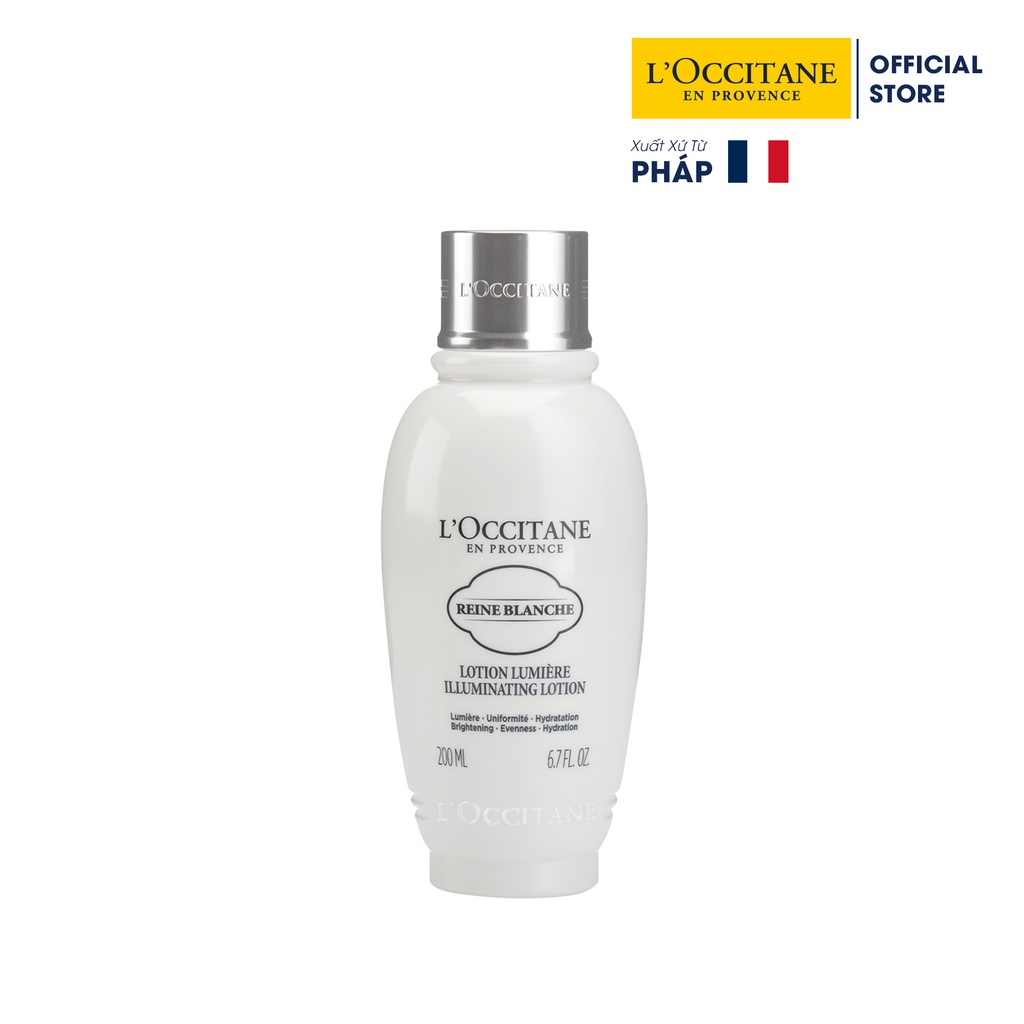 Nước cân bằng Trắng Sáng Da Trân Châu Mai Reine Blanche Lotion 200ml L'Occitane