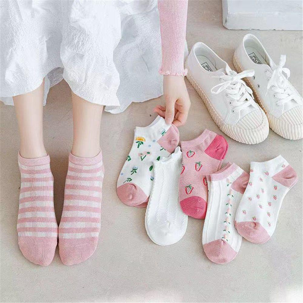 Đôi Vớ Thuyền Cổ Thấp Màu Sắc Đa Dạng Thời Trang