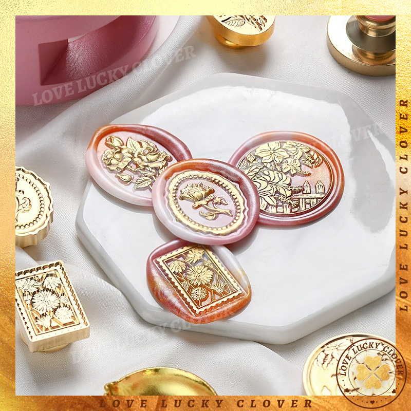 Con Dấu Niêm Phong Bì Thư Bằng Đồng Dùng Trang Trí Mới