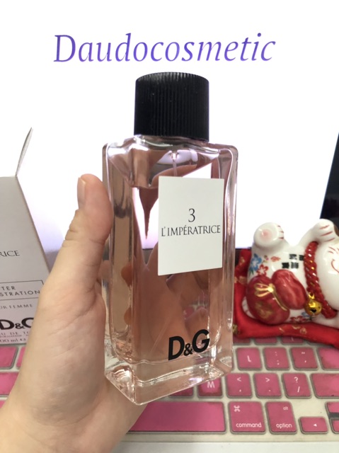 [ fullsize ] Nước hoa Dolce & Gabbana D&G Anthology L’Imperatrice 3 EDT 100ml - 100ml Tester