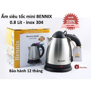 Ấm siêu tốc mini BENNIX 0.8 Lít