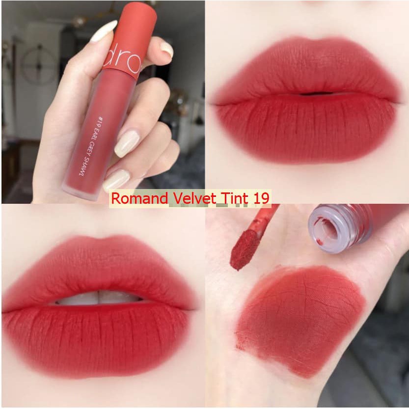 SON ROMAND ZERO VELVET TINT MẪU MỚI 2020 (MÀU 18.19.20.21)