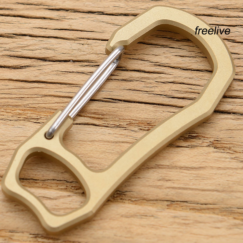 Móc Khóa Carabiner Bằng Đồng Thau Dùng Đi Cắm Trại